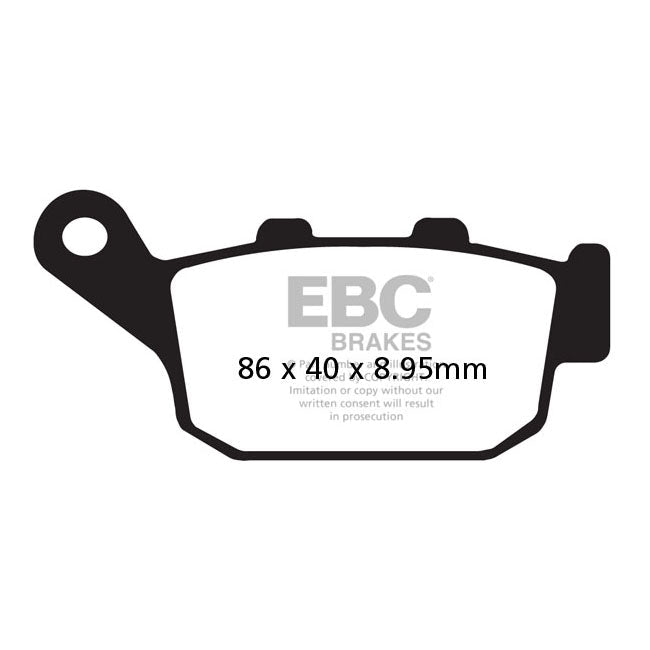 EBC Organic Rear Brake Pads for Suzuki SFV 650 Gladius 09-15