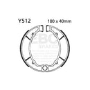 EBC Rear Brake Shoes for Yamaha XJ 550 81-84