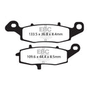 EBC V-Pad Semi Sintered Rear Brake Pads for Kawasaki VN 1500 Classic Fi / Tourer Fi 00-04