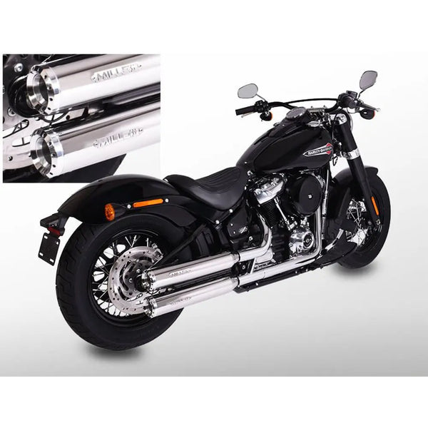 Miller Independence Euro 4 Slip-On Schalldämpfer für Harley