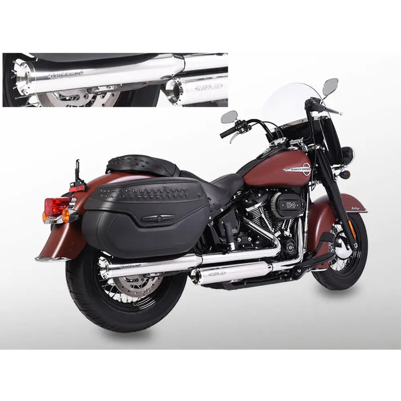 Miller Independence Euro 4 Slip-On Schalldämpfer für Harley