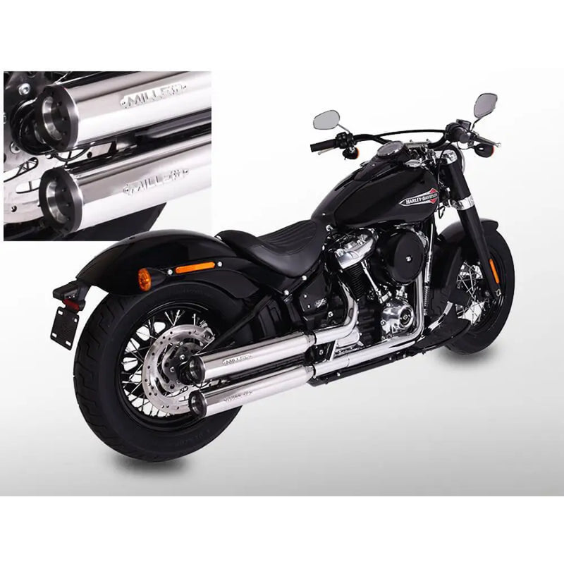 Miller Independence Euro 4 Slip-On Schalldämpfer für Harley