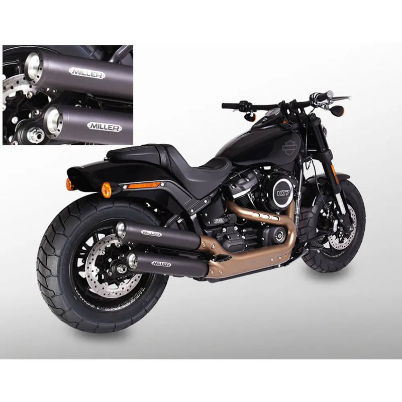 Miller Independence Euro 4 Slip-On Schalldämpfer für Harley
