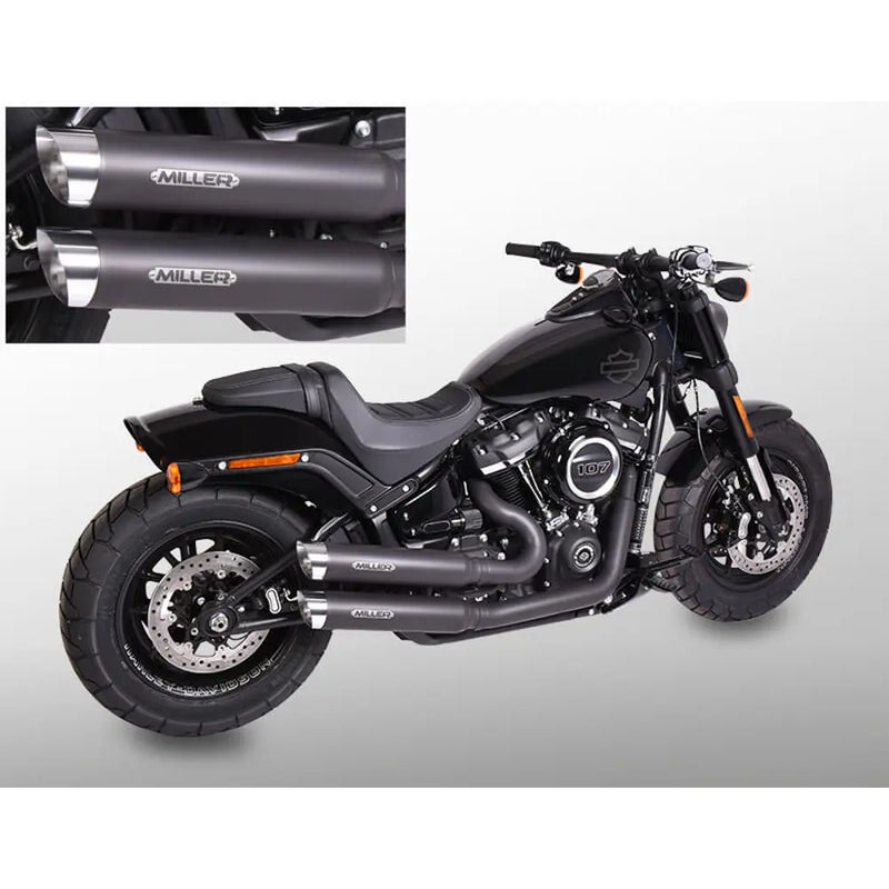 Miller Bronco Euro 4 Auspuffanlage für Harley