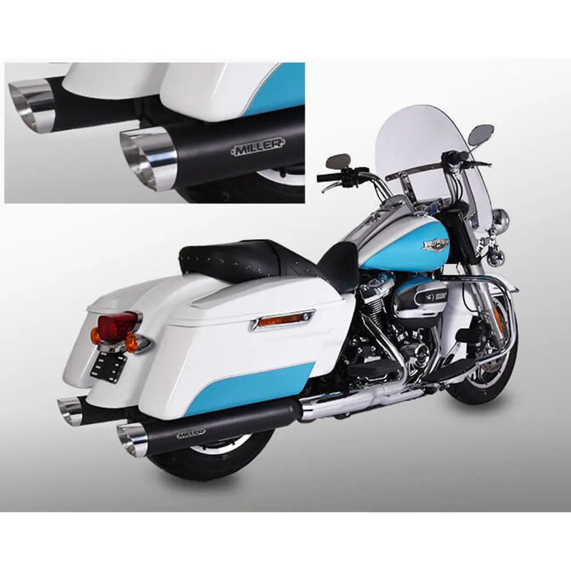 Miller Arlington Euro 4 Slip-On Schalldämpfer für Harley