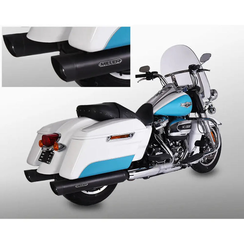Miller Arlington Euro 4 Slip-On Schalldämpfer für Harley