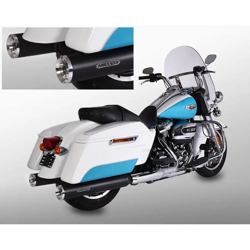 Miller Arlington Euro 4 Slip-On Schalldämpfer für Harley