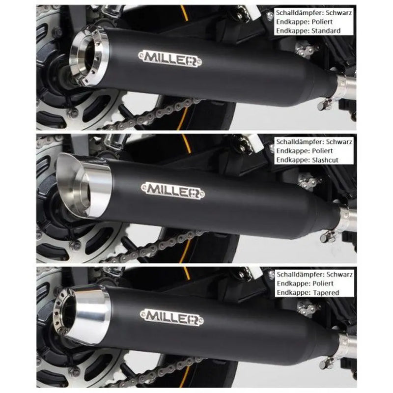 Miller Custom Euro 4/ 5 Slip-On-Schalldämpfer für Honda