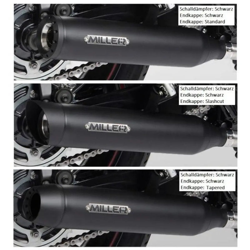 Miller Custom Euro 4/ 5 Slip-On-Schalldämpfer für Honda