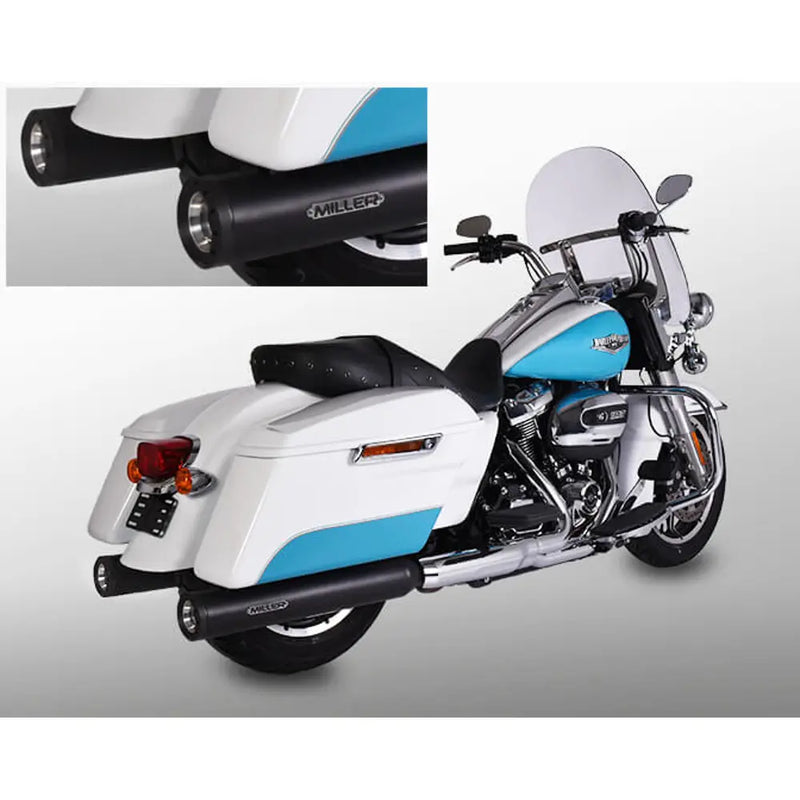Miller Arlington Euro 4 Slip-On Schalldämpfer für Harley