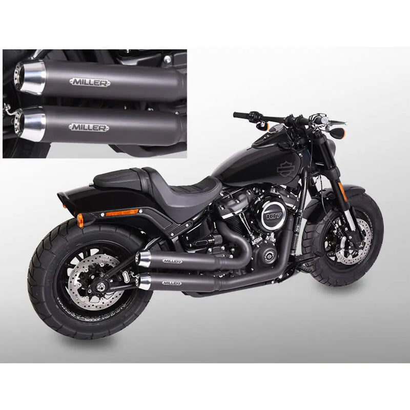 Miller Bronco Euro 4 Auspuffanlage für Harley