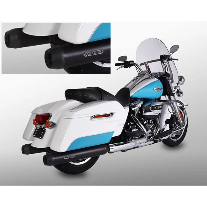 Miller Arlington Euro 4 Slip-On Schalldämpfer für Harley