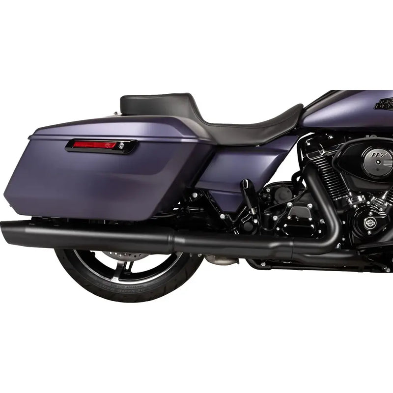 Drag Specialties Performance Predator 2-Up Extended Reach Sitzbank für Harley