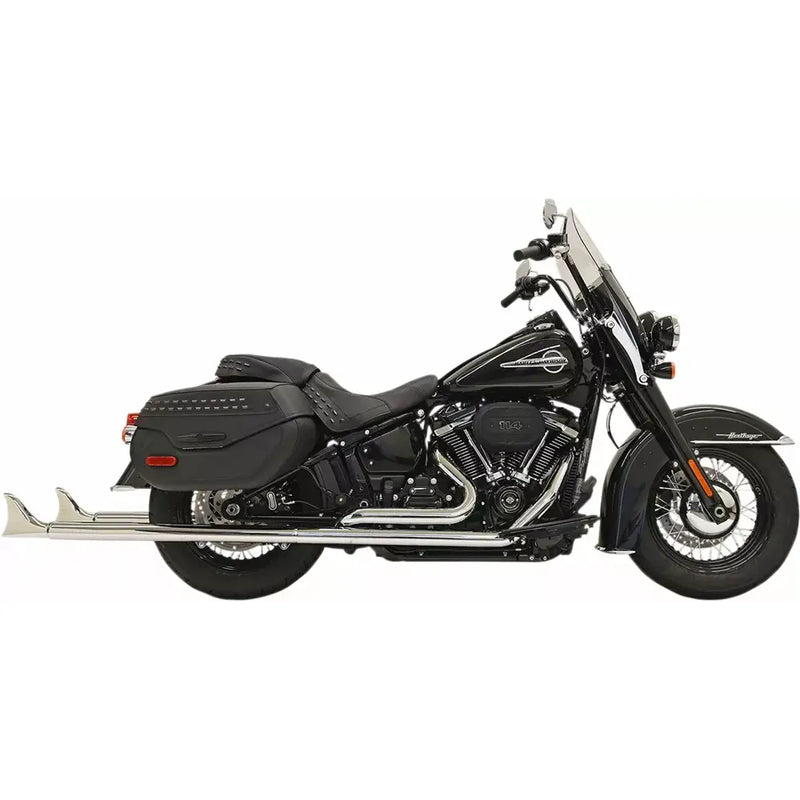 Bassani Fishtail True Dual Auspuffanlage für Harley