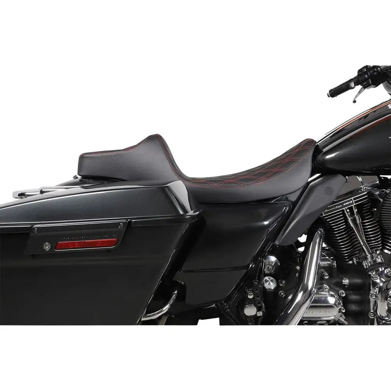 Drag Specialties Predator III Sitzbank mit verlängerter Sitzfläche für Harley