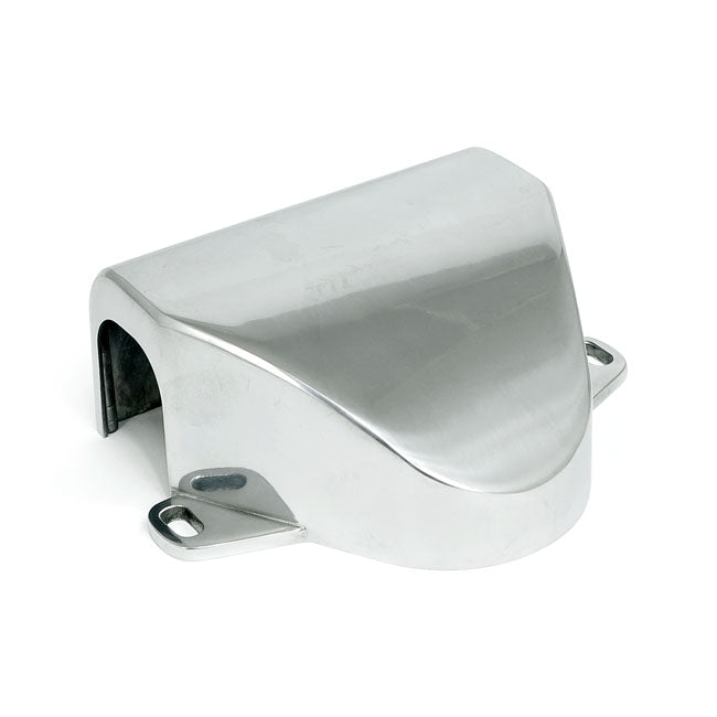 FL Style Handlebar Clamp Cover for Harley Polished aluminium / 60-84 FL / FLH models