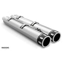 Freedom Performance 4" Slip-On Mufflers for Indian 14-21 Chieftain / Chrome / Black Eagle End Caps  - Customhoj