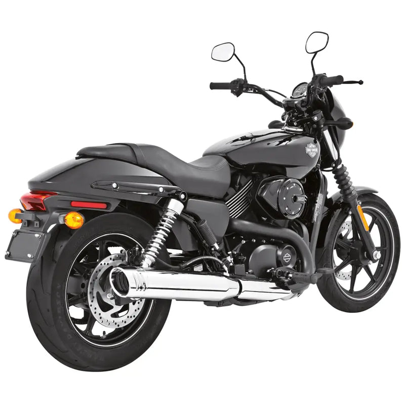 Freedom Performance Racing Slip-On Mufflers for Harley 14-20 XG500 / XG750 Street / Chrome with chrome end caps  - Customhoj