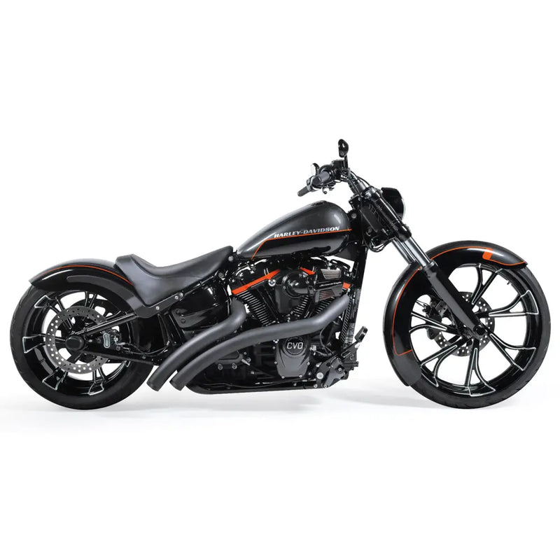 Freedom Performance Radical Radius Straight Star Exhaust for Harley 18-25 Softail (read note) / Black / Black  - Customhoj