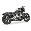 Freedom Performance Radical Radius Straight Star Exhaust for Harley 22-25 Nightster RH975 / S / Chrome / Sculpted Black  - Customhoj