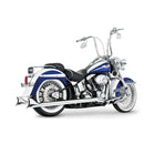 Freedom Performance Sharktail True Duals Exhaust for Harley 07-17 Softail (excl. Breakout / Rocker) / Chrome / 33"  - Customhoj