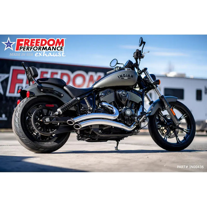 Freedom Performance Sharp Curve Radius Exhaust for Indian  - Customhoj