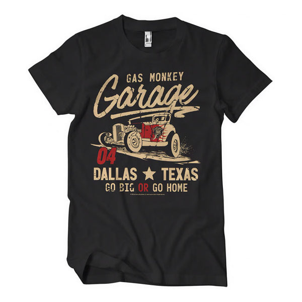 Gas Monkey Garage Go Big or Go Home T-Shirt S  - Customhoj