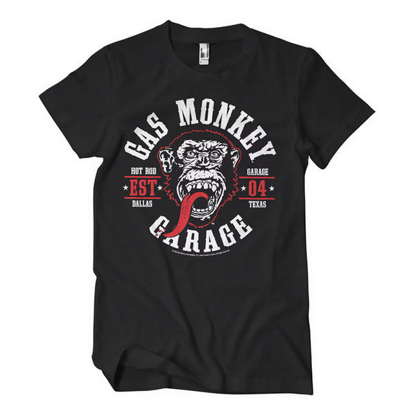 Gas Monkey Garage Round Seal T-Shirt S  - Customhoj
