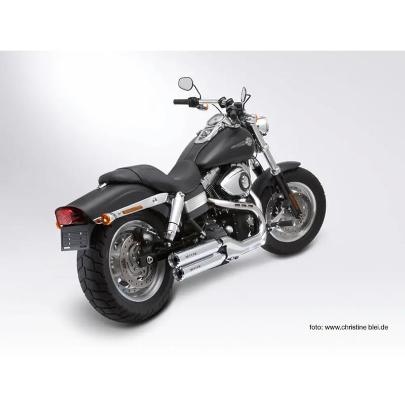 Miller Utah Euro 3/4 Slip-On Schalldämpfer für Harley