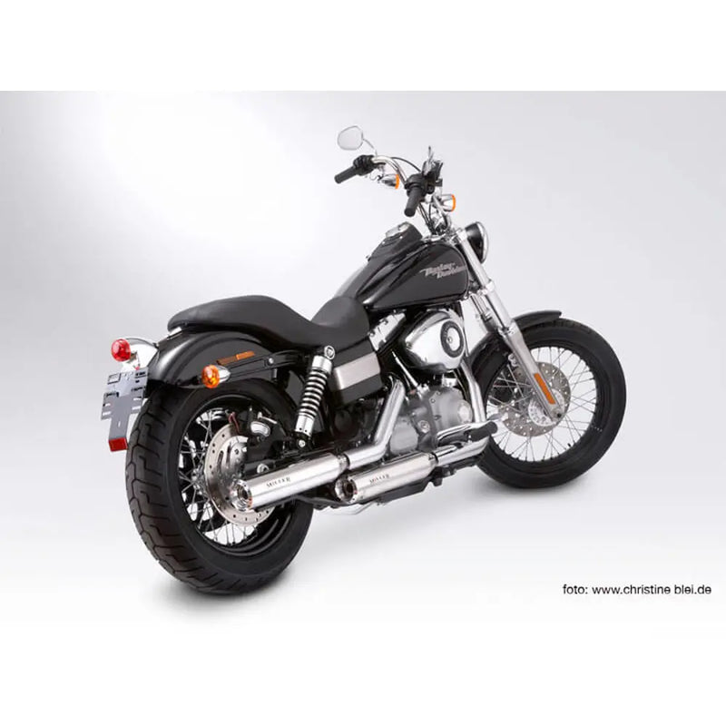 Miller Nebraska Euro 3/4 Slip-On Schalldämpfer für Harley