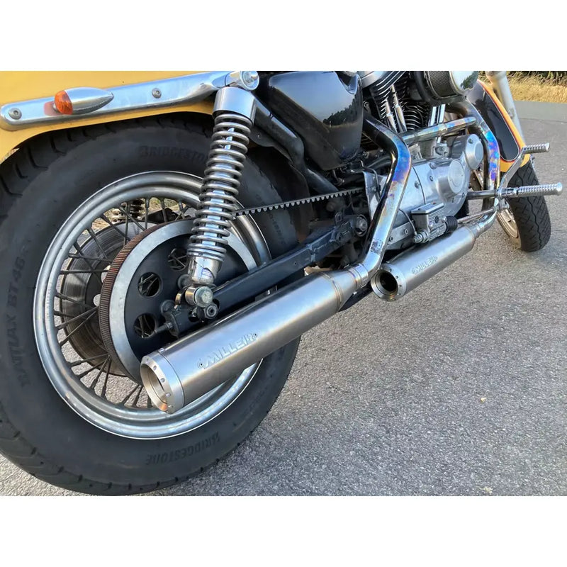 Miller Silverado Euro 2/3/4 Slip-On Schalldämpfer für Harley