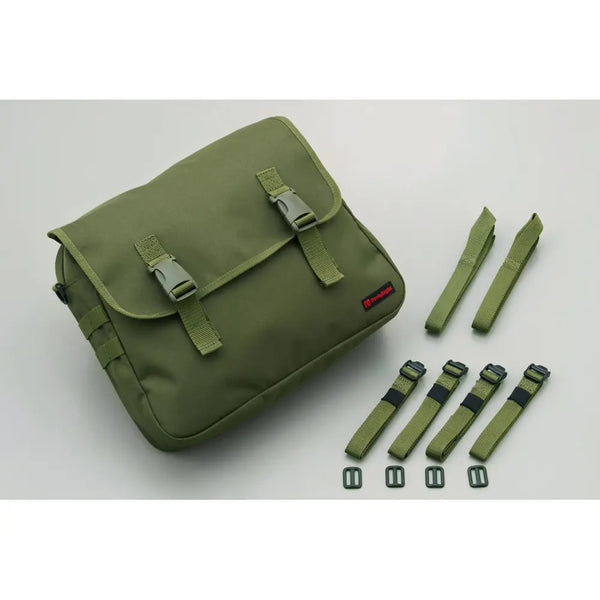 Daytona Henlybegins Universal-Motorrad-Satteltasche aus Canvas