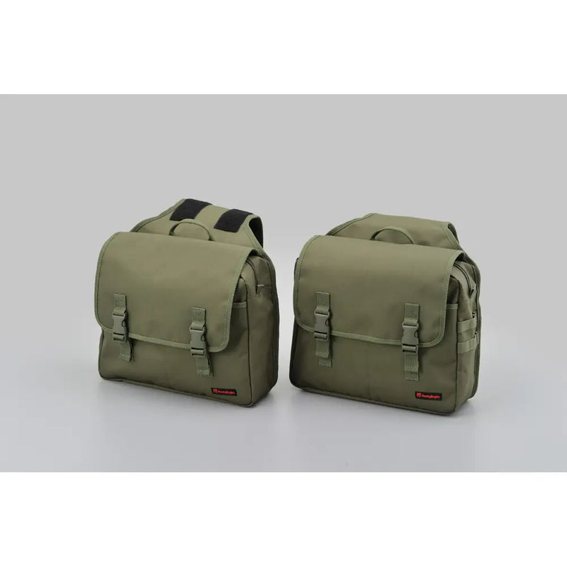 Daytona Henlybegins Universal-Motorrad-Satteltaschen-Set aus Canvas zum Überwerfen