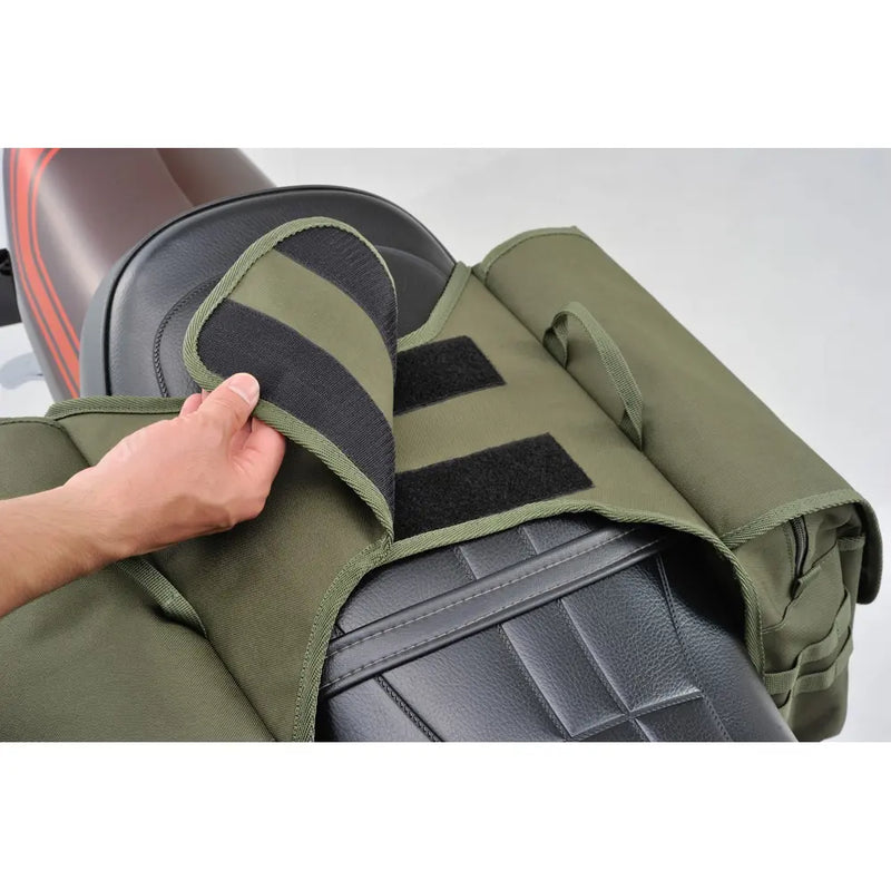 Daytona Henlybegins Universal-Motorrad-Satteltaschen-Set aus Canvas zum Überwerfen