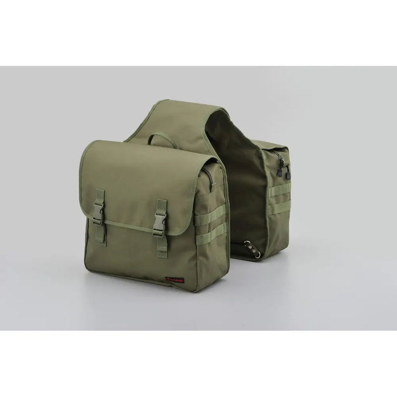 Daytona Henlybegins Universal-Motorrad-Satteltaschen-Set aus Canvas zum Überwerfen