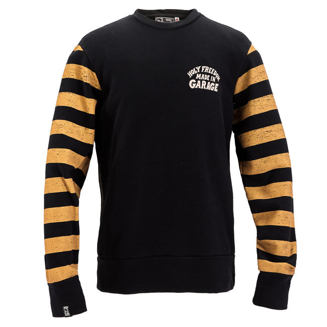 Holy Freedom Clockwork Sweatshirt Yellow/Black / M  - Customhoj