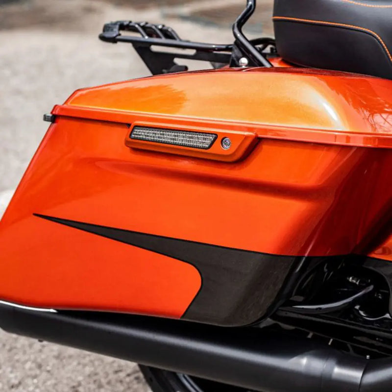 Custom Dynamics LED-Leuchten mit doppeltem Lichtintensitätsregler für Satteltaschenverschlüsse für Harley