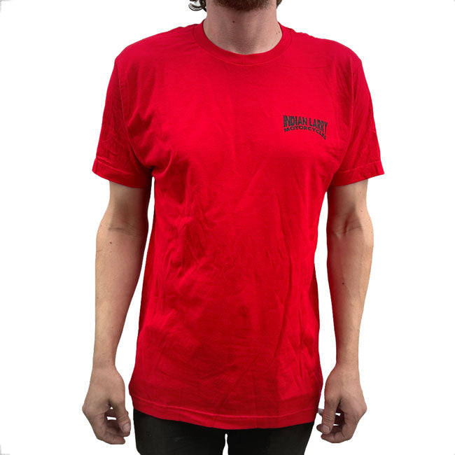 Indian Larry Support Street Racing T-Shirt  - Customhoj