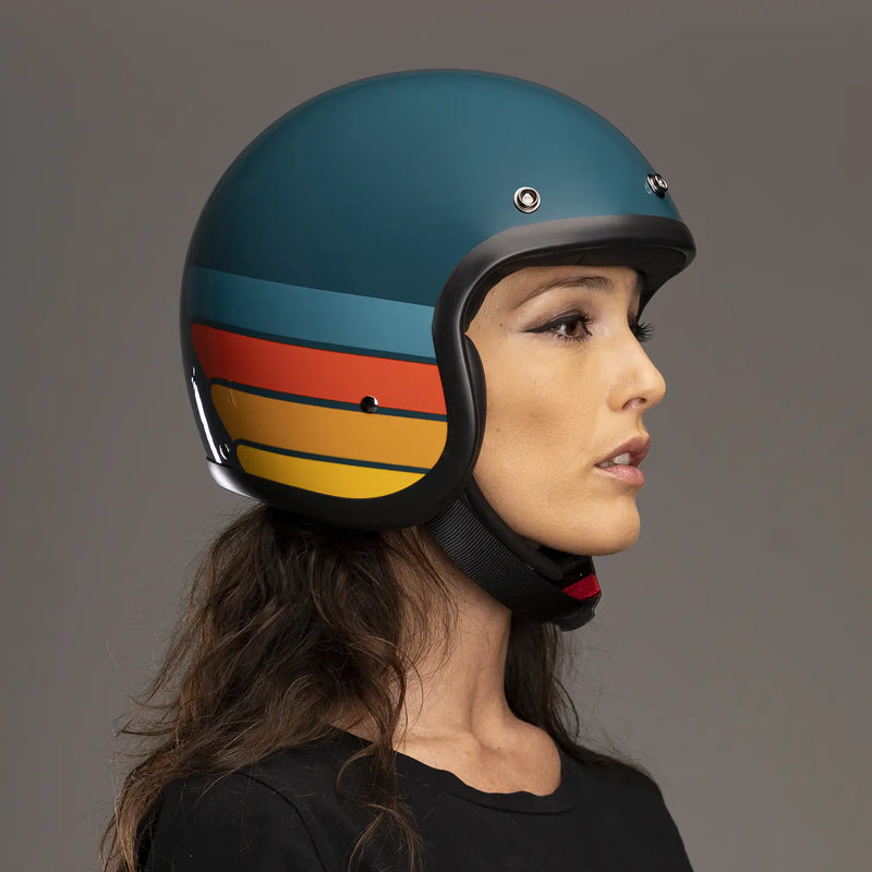DMD Retro Custom Open Motorradhelm