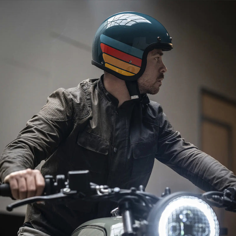 DMD Retro Custom Open Motorradhelm