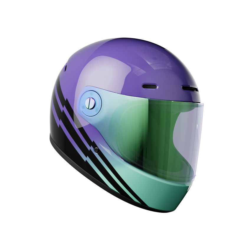 John Doe JD/One Vollvisier-Motorradhelm