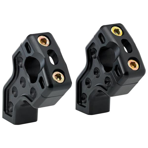 Joker Machine Dual Aluminium Pullback Handlebar Risers Black 2.5" (6.35cm)