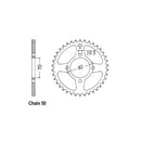 JT Sprockets Rear Sprocket Kawasaki Z400D1/4 (2 Cyl) 74-79 JT Rear Sprocket for Kawasaki Customhoj