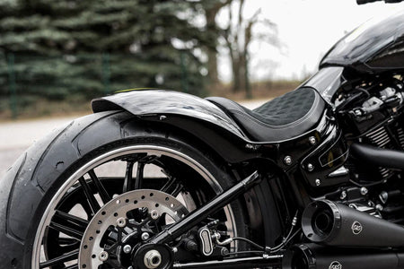 1PCS Motorrad Kotflügel Hinten Für Harley Bobber Chopper Typ-Kurze Schwarz  Agito