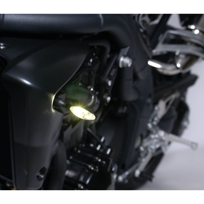 Kellermann Micro 1000 Mini LED 2 in 1 Motorcycle Turn Signal / Position Light Black