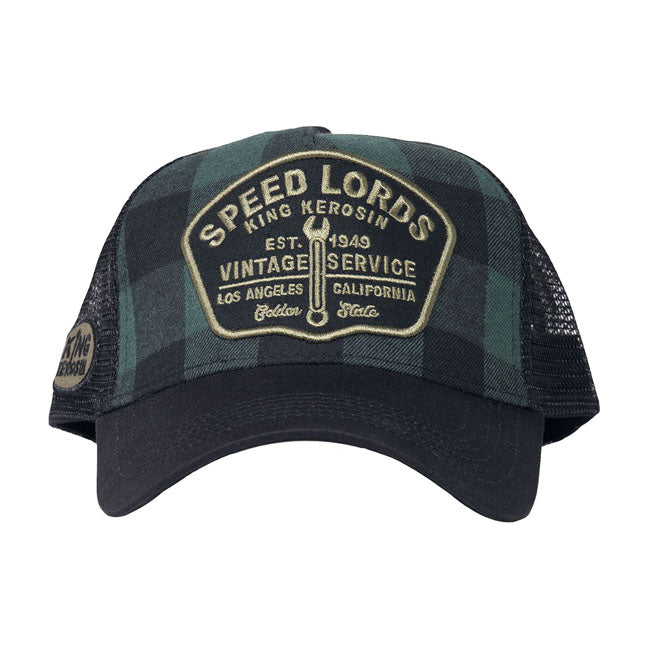 King Kerosin Speed Lords Check Trucker Cap