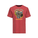 King Kerosin Unleash Spirit T-Shirt Burgundy / S  - Customhoj