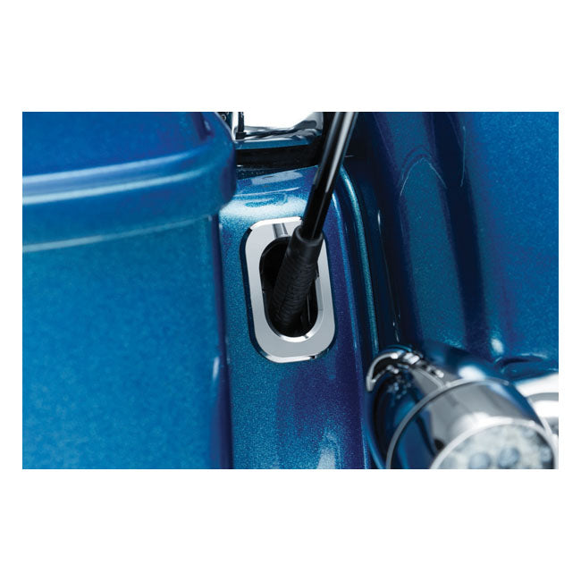 Kuryakyn Antenna Chrome Kuryakyn Antenna Hole Accent FLHX 06-19; FLHT 10-19 Customhoj