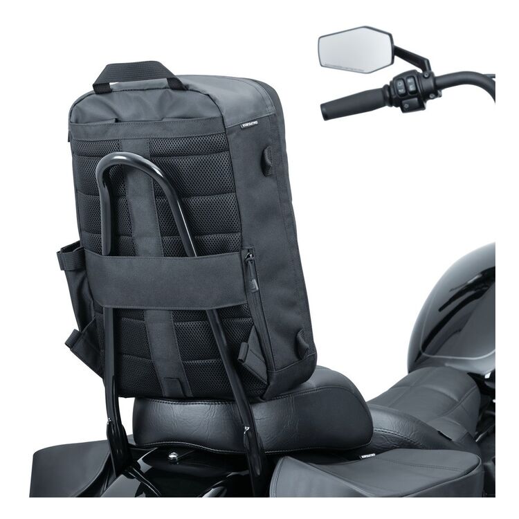 Kuryakyn Momentum Runaway Sissy Bar Motorcycle Backpack  - Customhoj