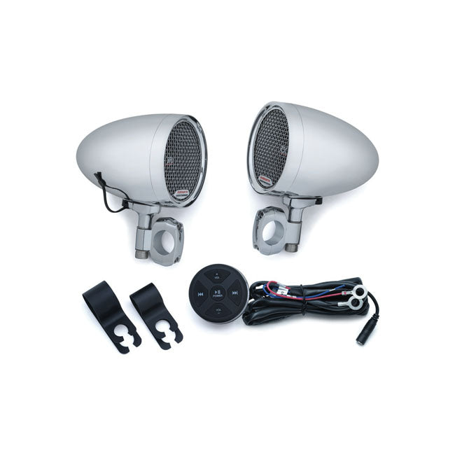 Kuryakyn Speaker Chrome Kuryakyn Road Thunder Speaker Pods Kit Customhoj